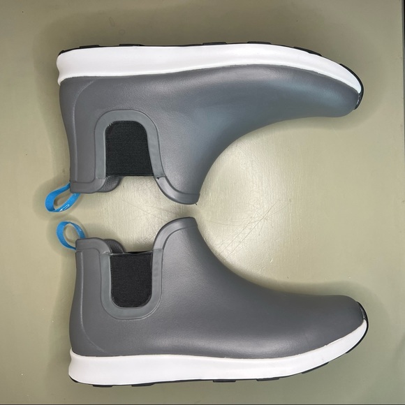 Native Apollo Grey Chelsea Rain Boots Men 9 Women 11 - Picture 4 of 10